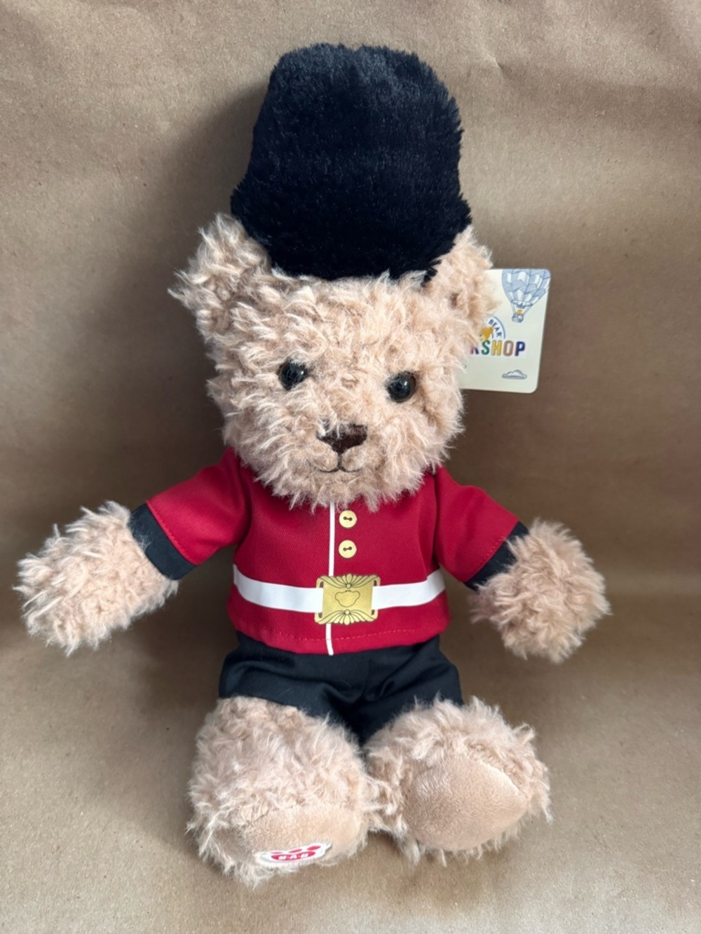 NWT Build-A-Bear Royal Palace Guard Stuffed Bear (11” high; 14” with hat)